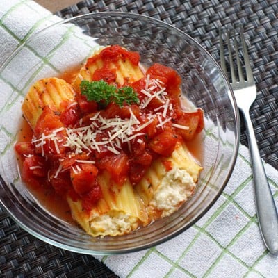 5 Cheese Stuffed Manicotti