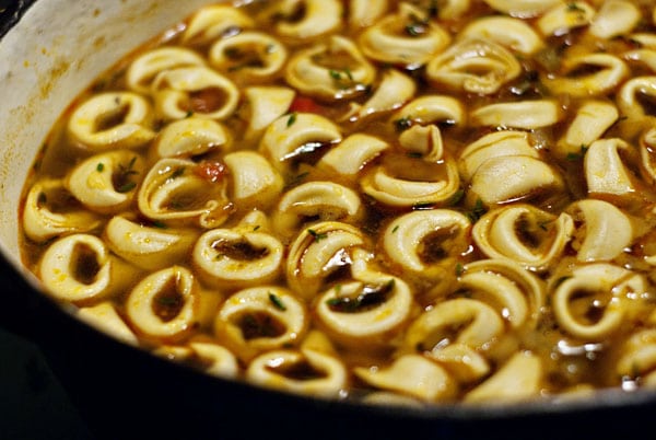 Harvest Tortellini Soup