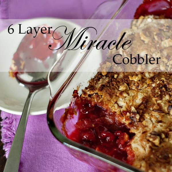 7 Layer Miracle Cobbler