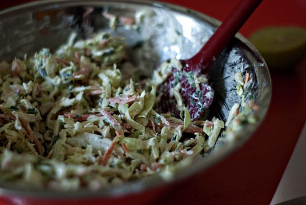 Broiled Fish Tacos with Tangy Slaw | Heather Likes Food Broiled Fish Tacos with Tangy Slaw