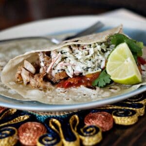 Broiled Fish Tacos with Tangy Slaw