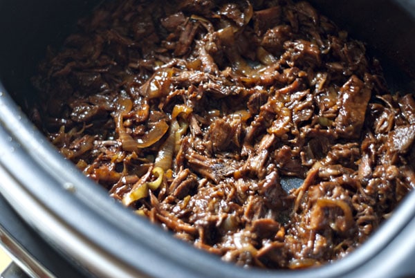 Saucy Crock Pot BBQ Beef Sandwiches