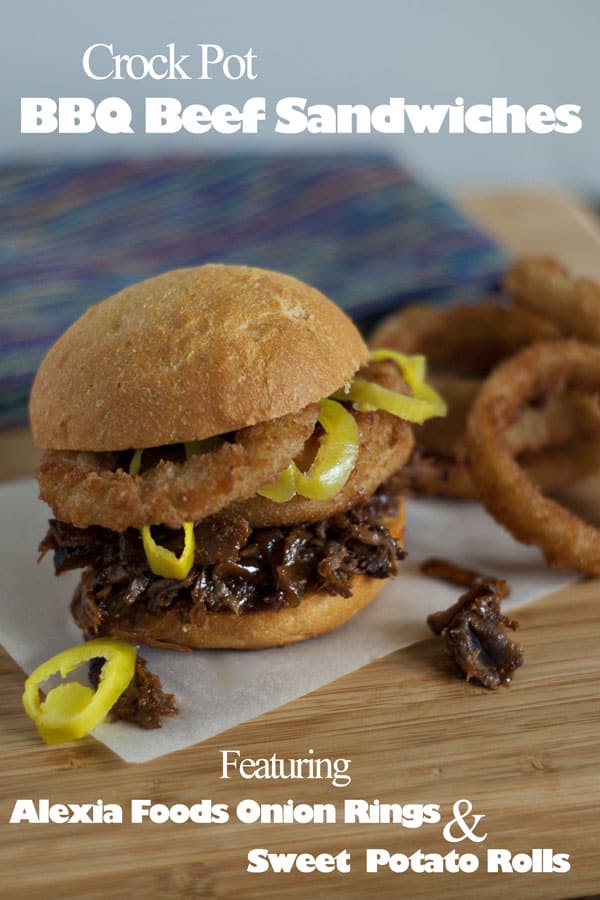 Saucy Crock Pot BBQ Beef Sandwiches