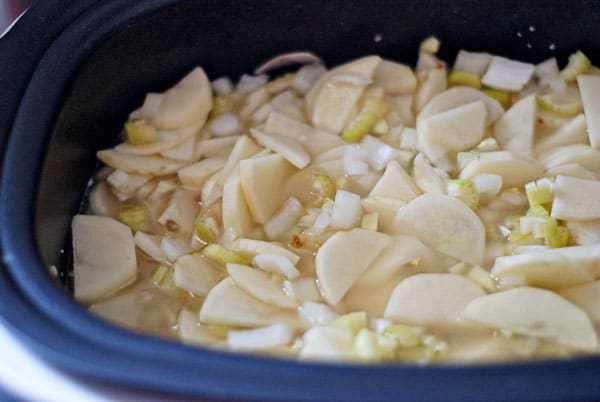 Hearty Cheese Potato Soup | Heather Likes Food Hearty Cheese Potato Soup