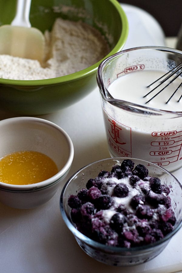 Blueberry-Cornmeal Pancakes