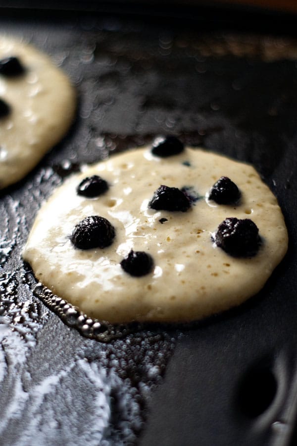 Blueberry-Cornmeal Pancakes