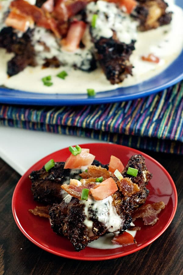 Cajun Alfredo Chicken Wings | Heather Likes Food Cajun Alfredo Chicken Wings
