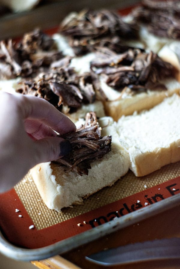 Beef and Blue Cheese Sliders | Heather Likes Food Beef and Blue Cheese Sliders
