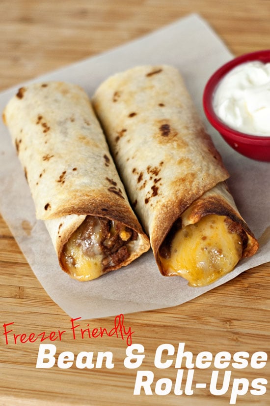 Bean and Cheese Roll Ups | heatherlikesfood.com